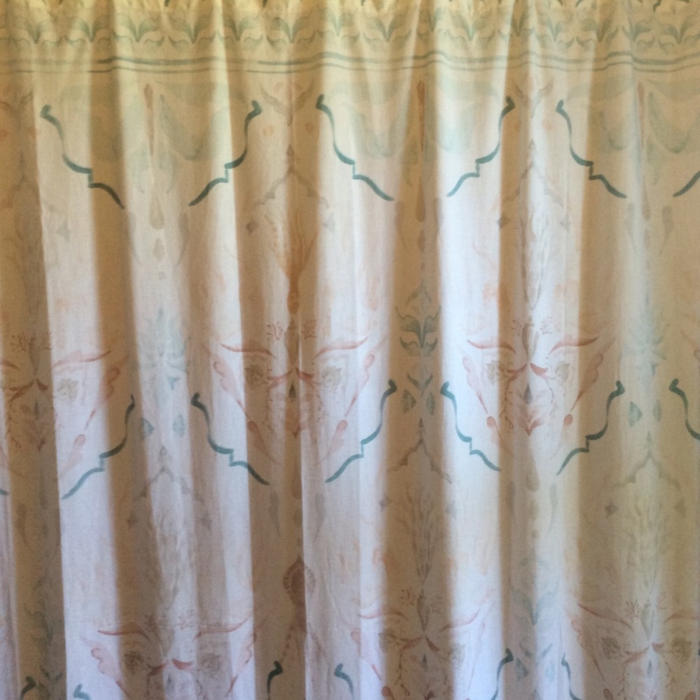 Anthro shower curtain beach